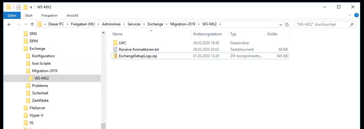 Serie „Migration auf Windows Server 2019“ – Migration eines Exchange Servers 2016 auf 2019 &#8211; Teil 1/2