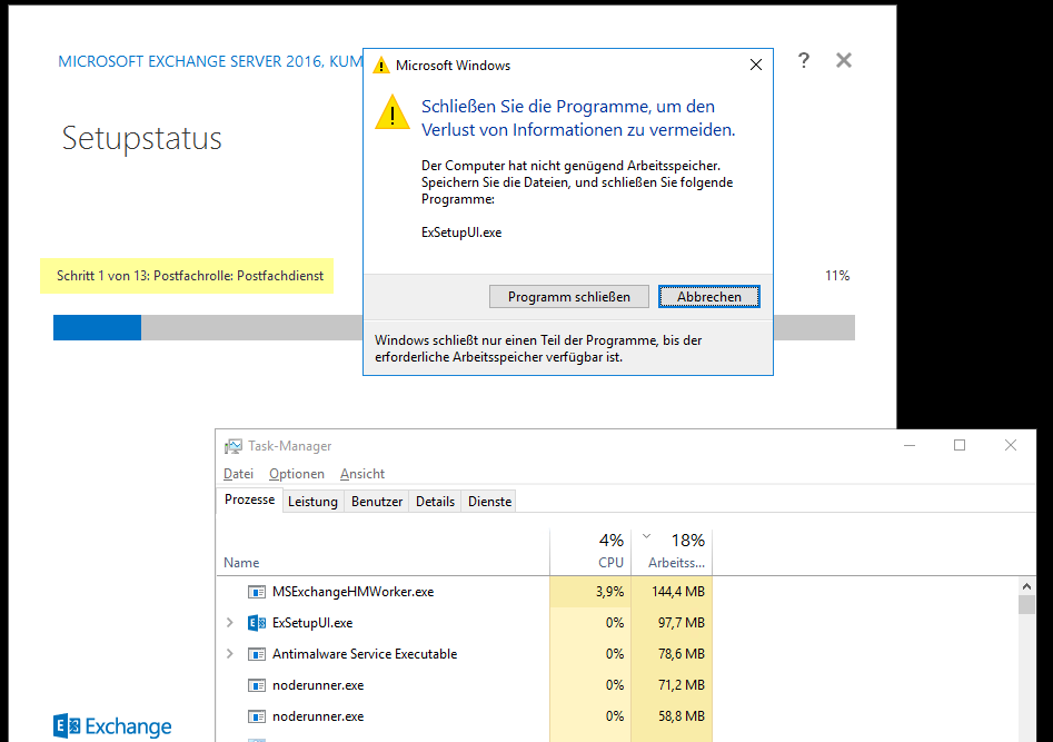 Serie „Migration auf Windows Server 2019“ – Migration eines Exchange Servers 2016 auf 2019 &#8211; Teil 1/2