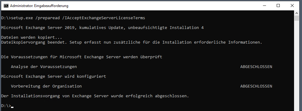 Serie „Migration auf Windows Server 2019“ – Migration eines Exchange Servers 2016 auf 2019 &#8211; Teil 1/2