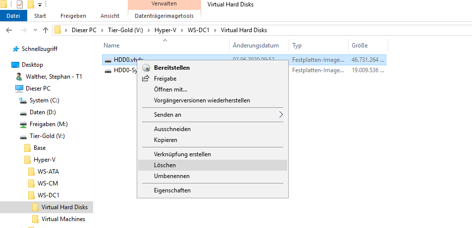 Serie „Migration auf Windows Server 2019“ – Migration des ersten Domain Controllers (WS-DC1)