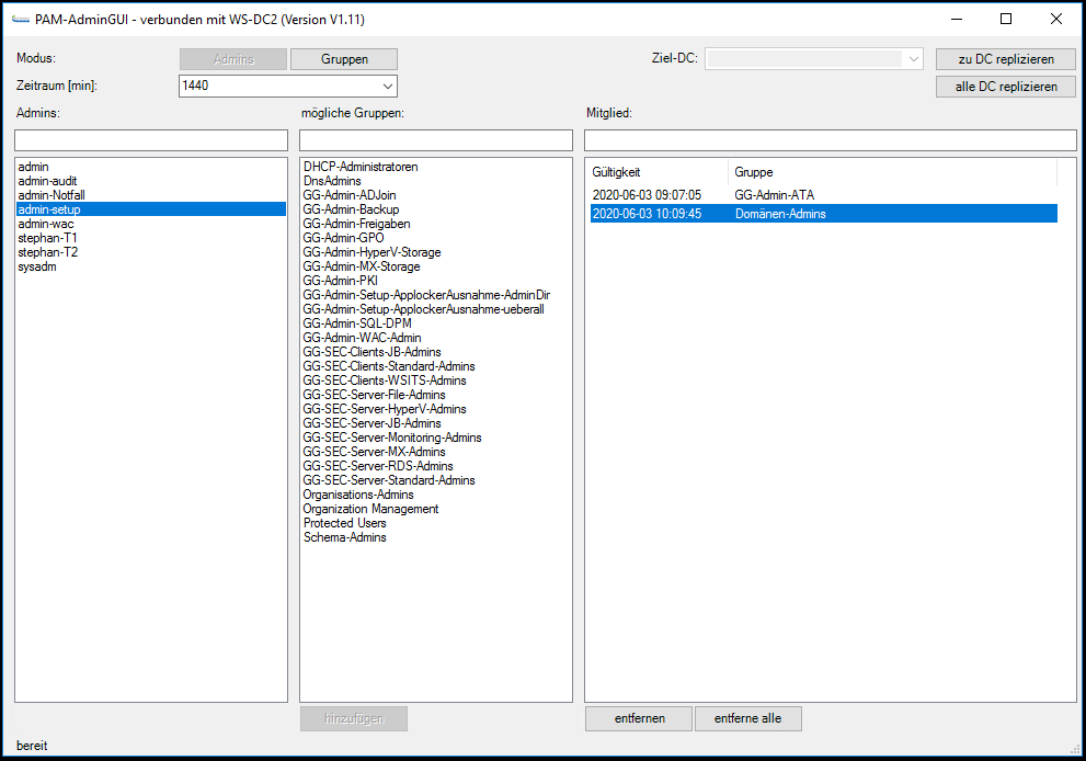 Serie „Migration auf Windows Server 2019“ – Migration des ersten Domain Controllers (WS-DC1)