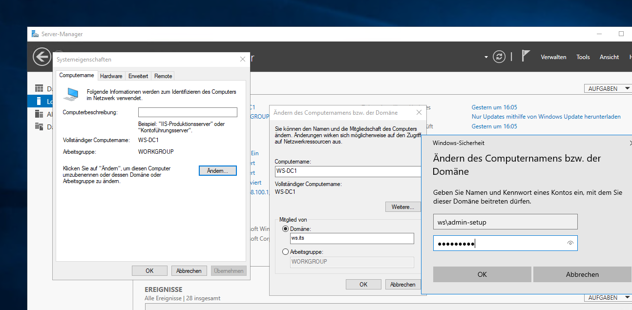 Serie „Migration auf Windows Server 2019“ – Migration des ersten Domain Controllers (WS-DC1)