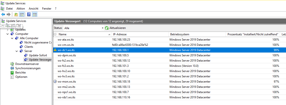 Serie „Migration auf Windows Server 2019“ – Migration des ersten Domain Controllers (WS-DC1)