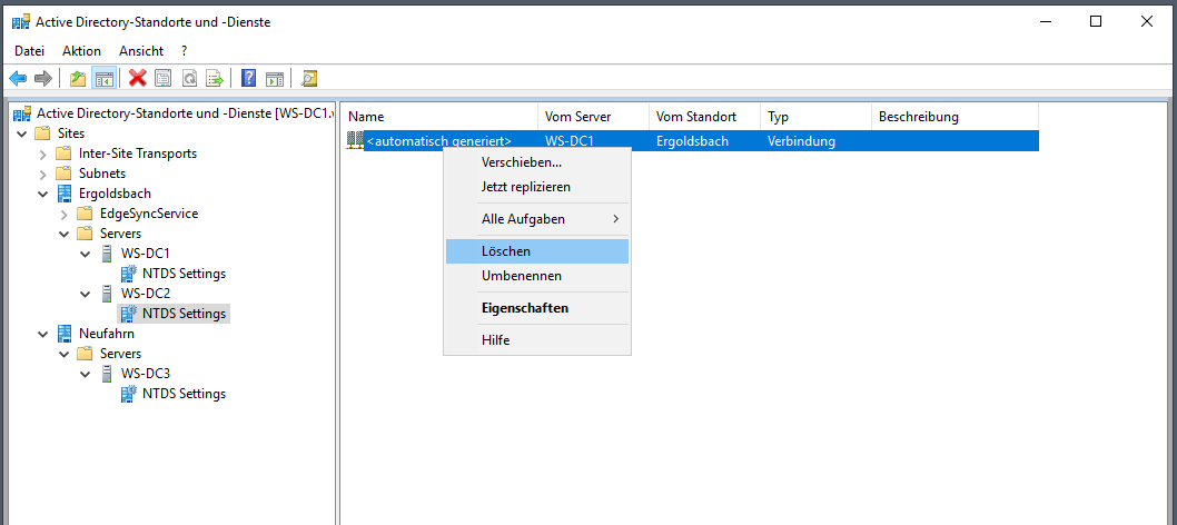 Serie „Migration auf Windows Server 2019“ – Migration des ersten Domain Controllers (WS-DC1)