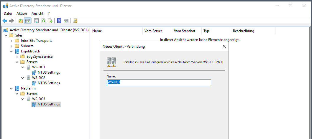 Serie „Migration auf Windows Server 2019“ – Migration des ersten Domain Controllers (WS-DC1)