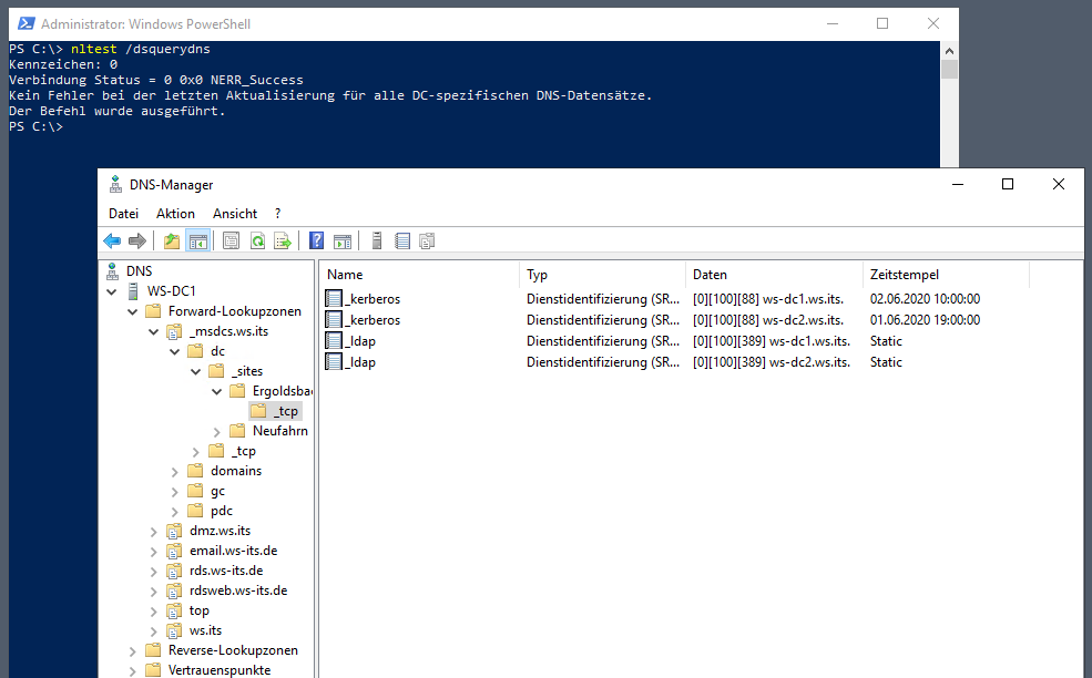 Serie „Migration auf Windows Server 2019“ – Migration des ersten Domain Controllers (WS-DC1)