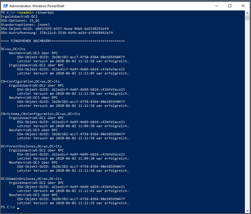 Serie „Migration auf Windows Server 2019“ – Migration des ersten Domain Controllers (WS-DC1)