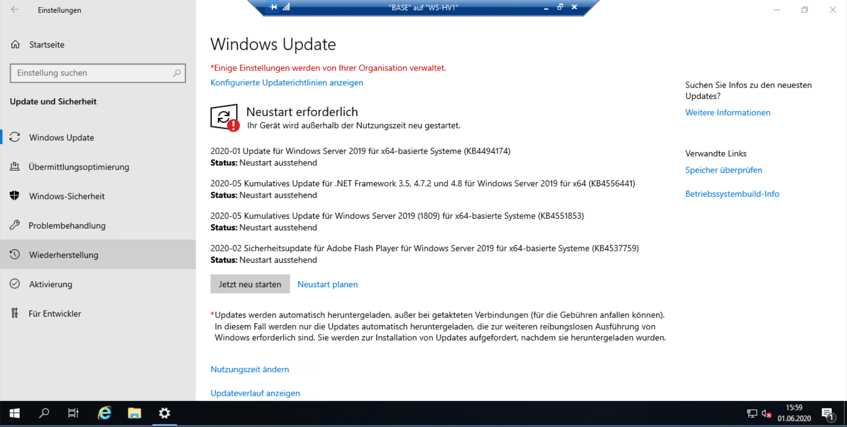 Serie „Migration auf Windows Server 2019“ – Aktualisierung einer VHDX-Basefile