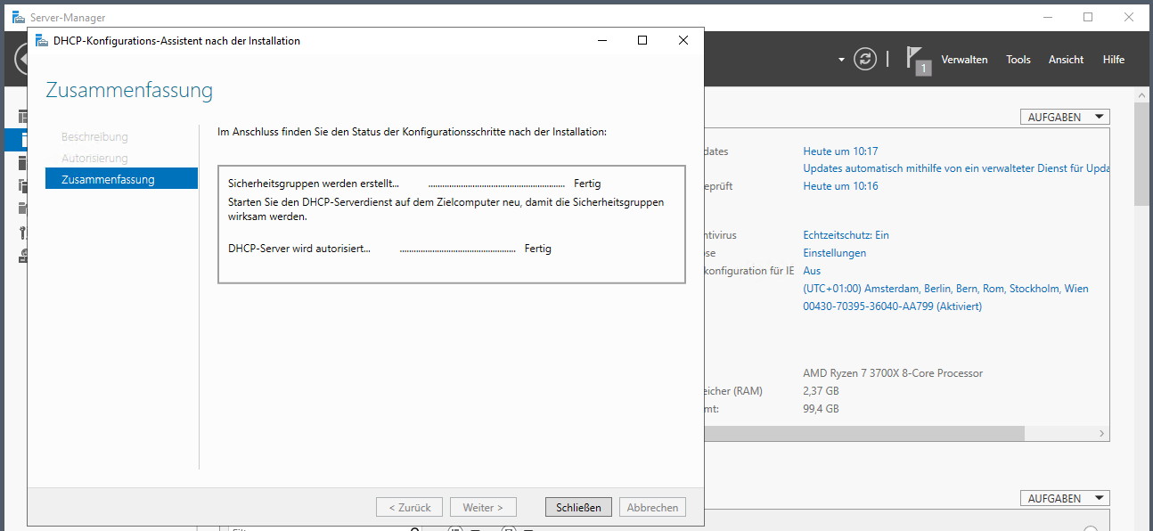 Serie „Migration auf Windows Server 2019“ – Migration des ersten Domain Controllers (WS-DC1)