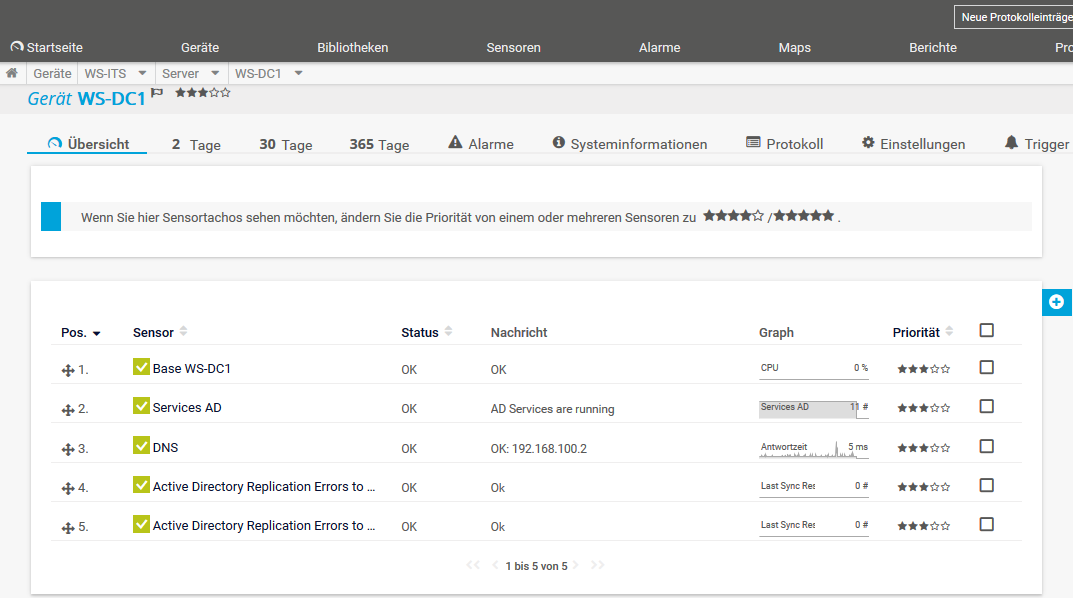 Serie „Migration auf Windows Server 2019“ – Migration des ersten Domain Controllers (WS-DC1)