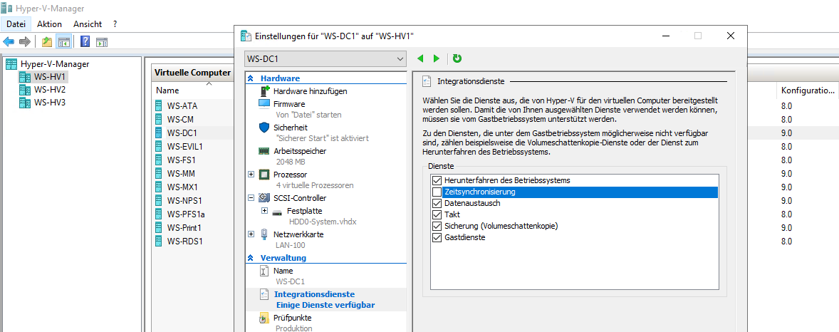 Serie „Migration auf Windows Server 2019“ – Migration des ersten Domain Controllers (WS-DC1)