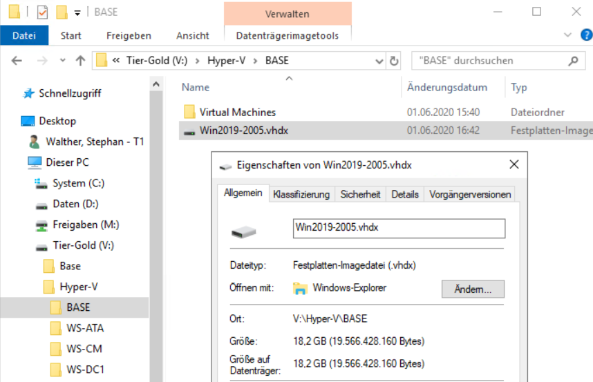 Serie „Migration auf Windows Server 2019“ – Aktualisierung einer VHDX-Basefile