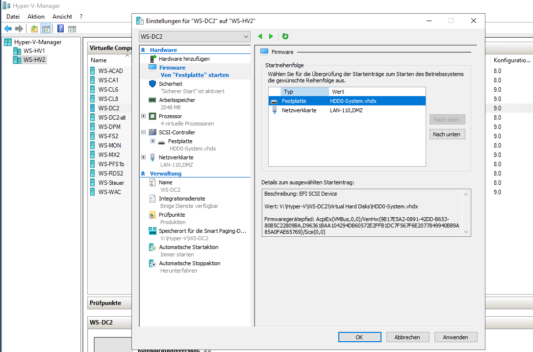 Serie „Migration auf Windows Server 2019“ – Migration des zweiten Domain Controllers (WS-DC2)