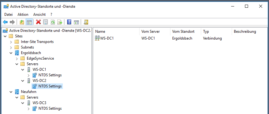 Serie „Migration auf Windows Server 2019“ – Migration des zweiten Domain Controllers (WS-DC2)