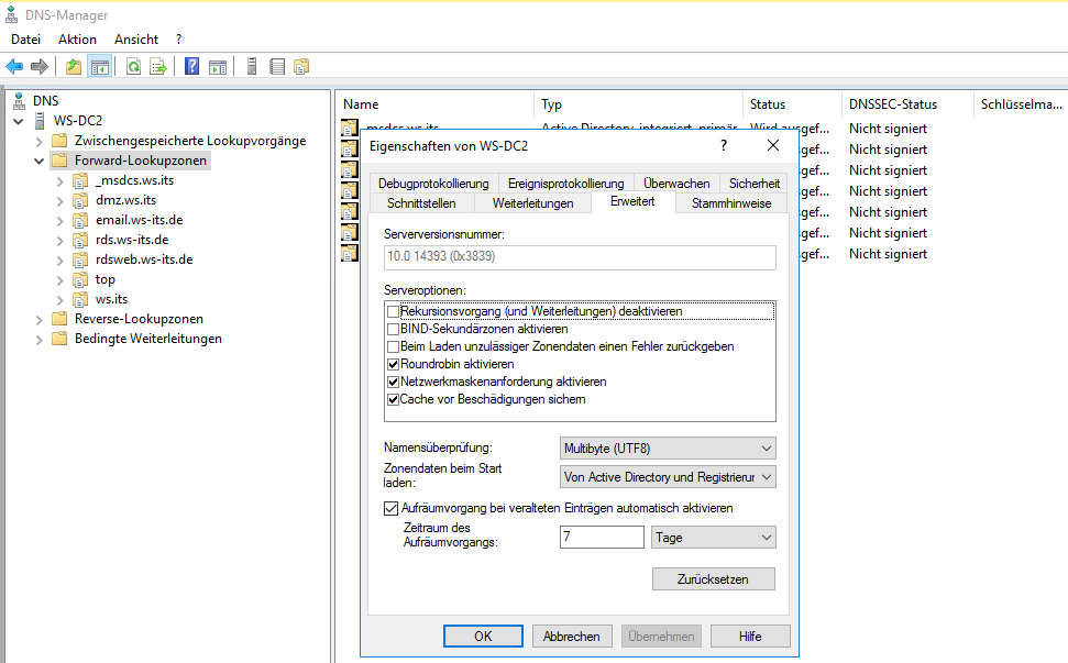 Serie „Migration auf Windows Server 2019“ – Migration des zweiten Domain Controllers (WS-DC2)