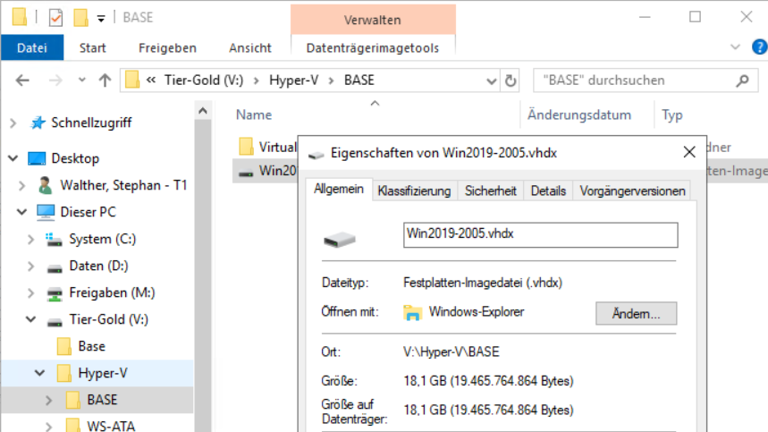 Serie „Migration auf Windows Server 2019“ – Aktualisierung einer VHDX-Basefile