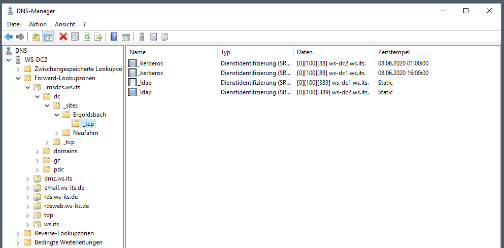 Serie „Migration auf Windows Server 2019“ – Migration des zweiten Domain Controllers (WS-DC2)