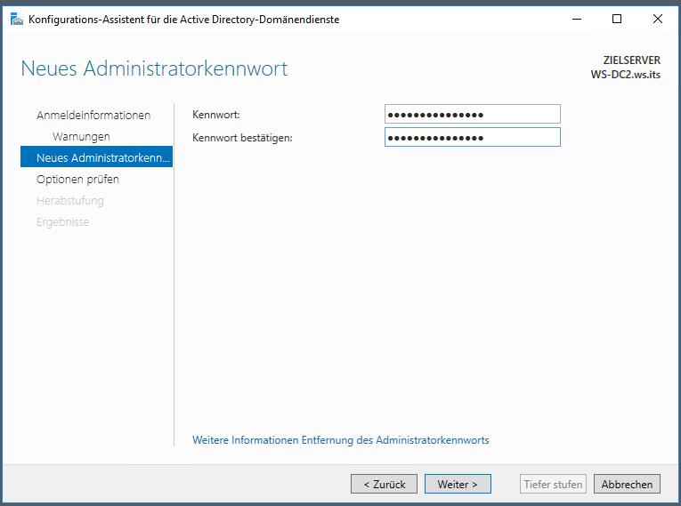 Serie „Migration auf Windows Server 2019“ – Migration des zweiten Domain Controllers (WS-DC2)