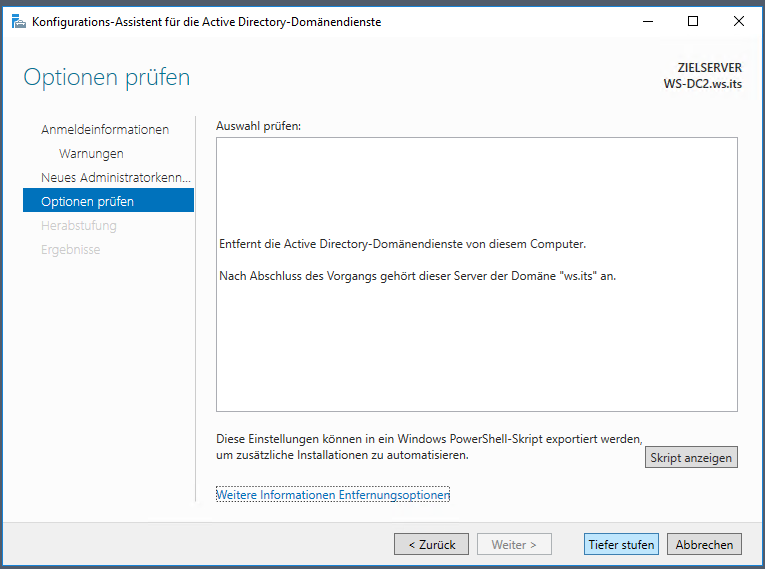 Serie „Migration auf Windows Server 2019“ – Migration des zweiten Domain Controllers (WS-DC2)