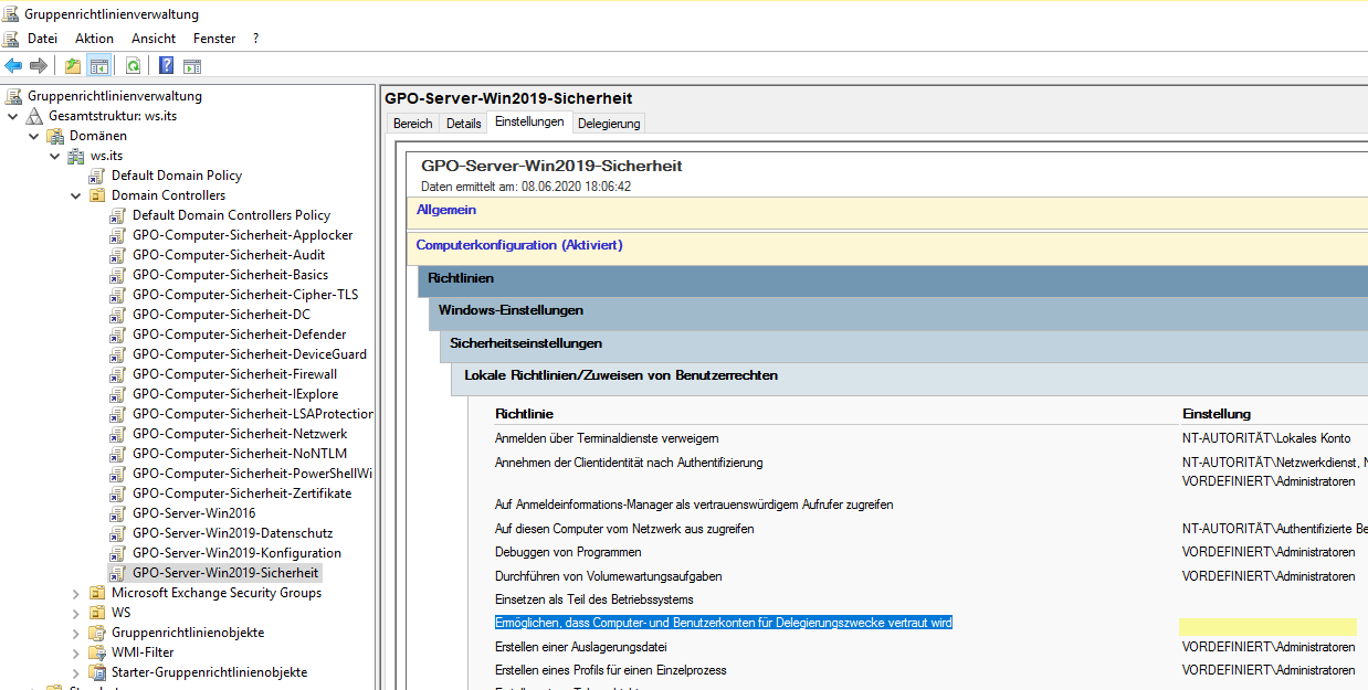 Serie „Migration auf Windows Server 2019“ – Migration des zweiten Domain Controllers (WS-DC2)