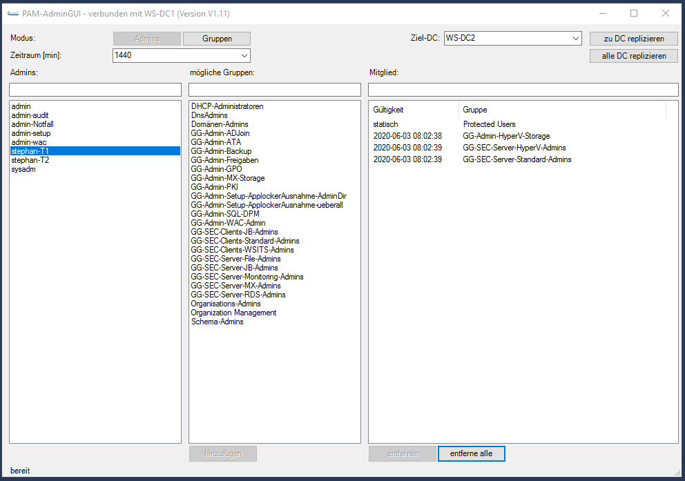 Serie „Migration auf Windows Server 2019“ – Migration des ersten Domain Controllers (WS-DC1)