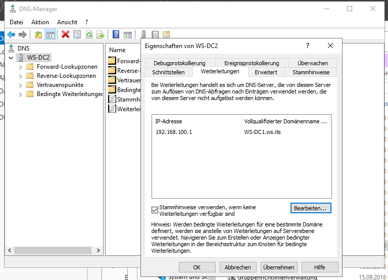 Serie „Migration auf Windows Server 2019“ – Migration des zweiten Domain Controllers (WS-DC2)