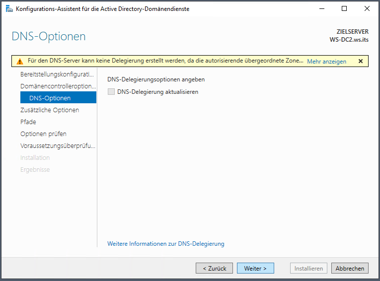 Serie „Migration auf Windows Server 2019“ – Migration des zweiten Domain Controllers (WS-DC2)