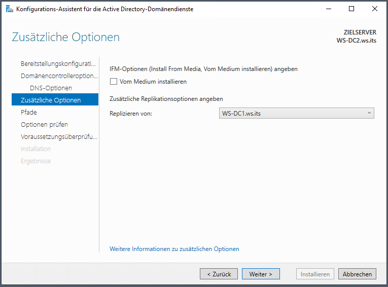 Serie „Migration auf Windows Server 2019“ – Migration des zweiten Domain Controllers (WS-DC2)