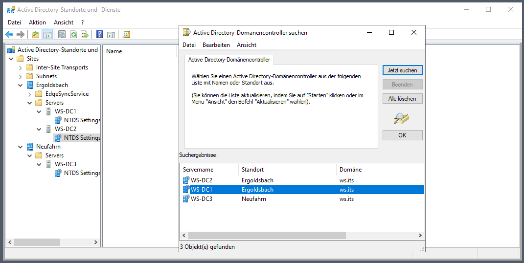 Serie „Migration auf Windows Server 2019“ – Migration des zweiten Domain Controllers (WS-DC2)