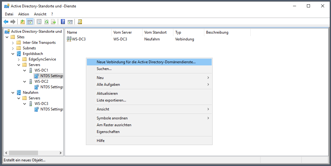 Serie „Migration auf Windows Server 2019“ – Migration des zweiten Domain Controllers (WS-DC2)