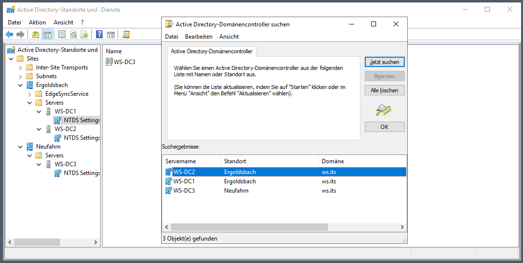 Serie „Migration auf Windows Server 2019“ – Migration des zweiten Domain Controllers (WS-DC2)