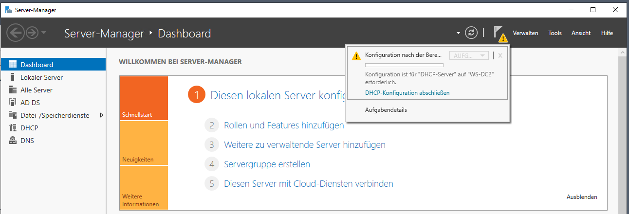 Serie „Migration auf Windows Server 2019“ – Migration des zweiten Domain Controllers (WS-DC2)