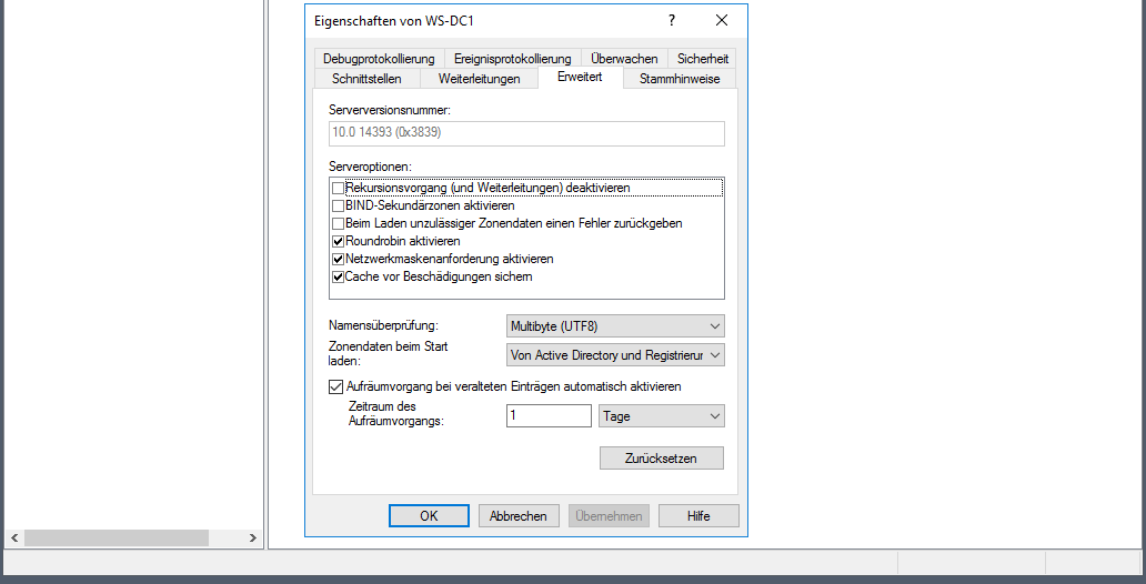 Serie „Migration auf Windows Server 2019“ – Migration des ersten Domain Controllers (WS-DC1)