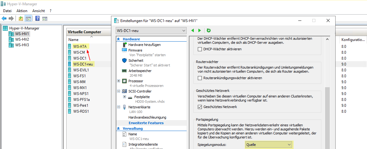 Serie „Migration auf Windows Server 2019“ – Migration des ersten Domain Controllers (WS-DC1)