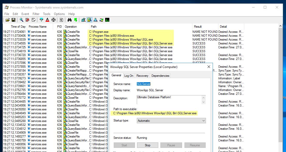 WS ITSolutions · Blog Privilege Escalation mit Unquoted Service Paths