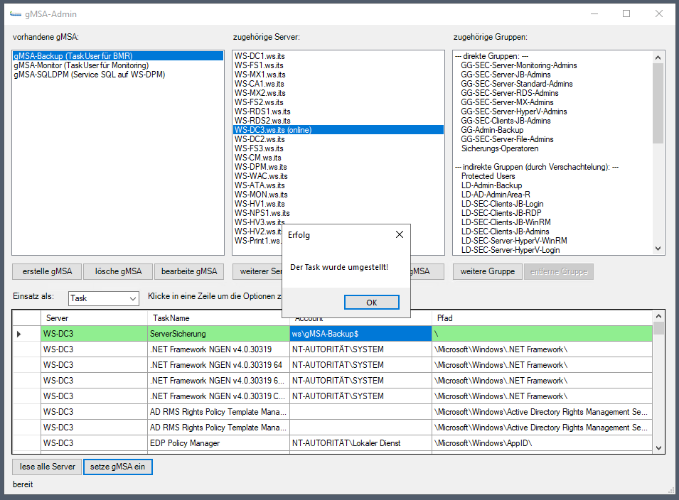 Serie „Migration auf Windows Server 2019“ – Migration des dritten Domain Controllers (WS-DC3)