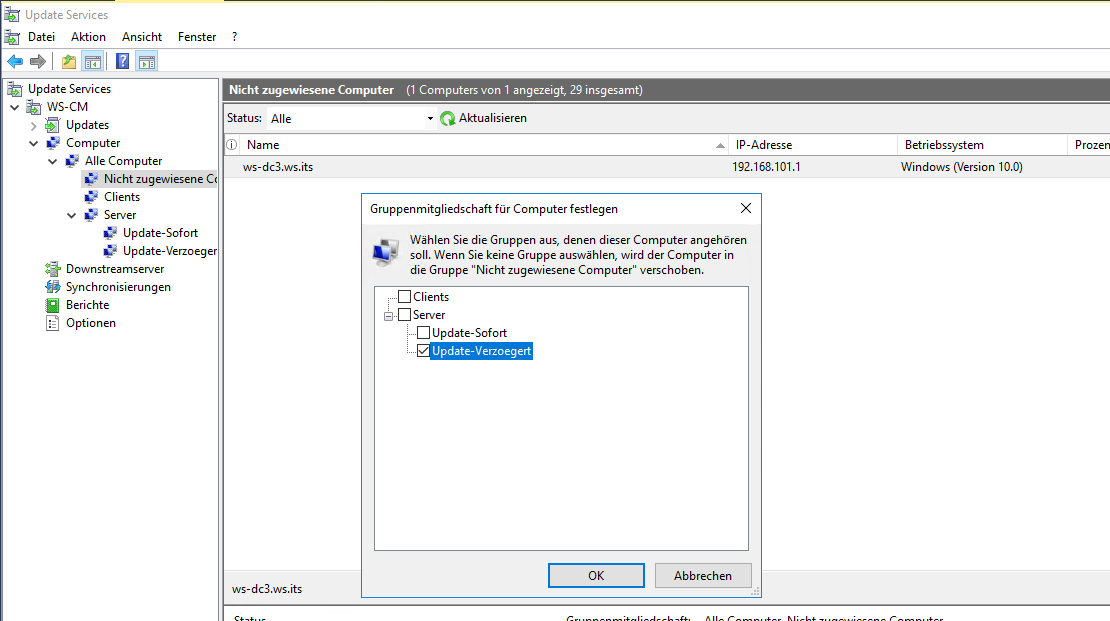 Serie „Migration auf Windows Server 2019“ – Migration des dritten Domain Controllers (WS-DC3)