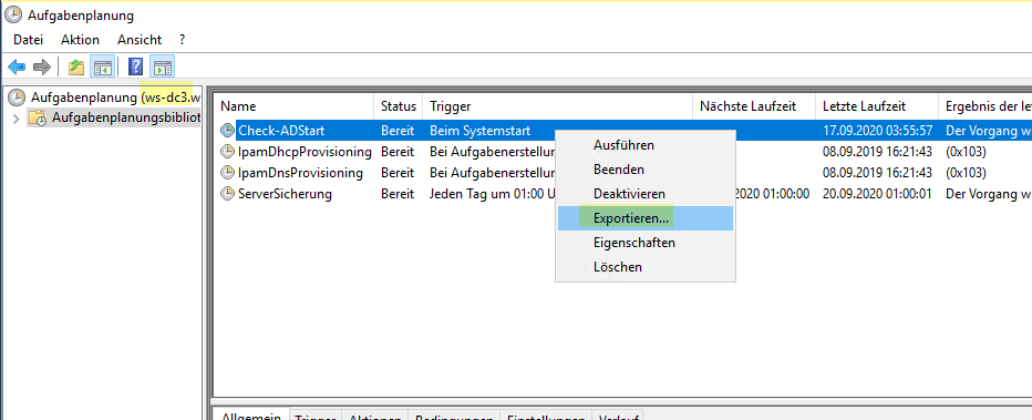 Serie „Migration auf Windows Server 2019“ – Migration des dritten Domain Controllers (WS-DC3)