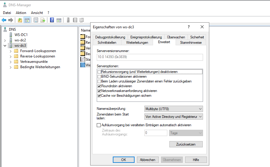 Serie „Migration auf Windows Server 2019“ – Migration des dritten Domain Controllers (WS-DC3)