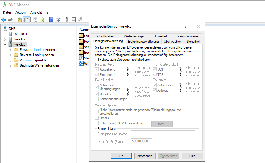 Serie „Migration auf Windows Server 2019“ – Migration des dritten Domain Controllers (WS-DC3)