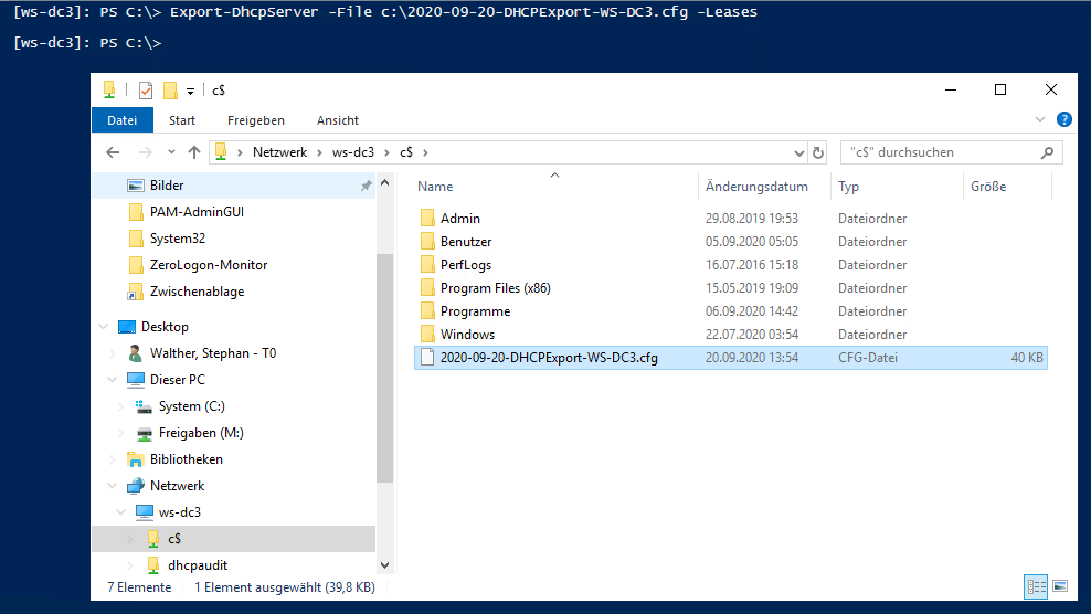 Serie „Migration auf Windows Server 2019“ – Migration des dritten Domain Controllers (WS-DC3)