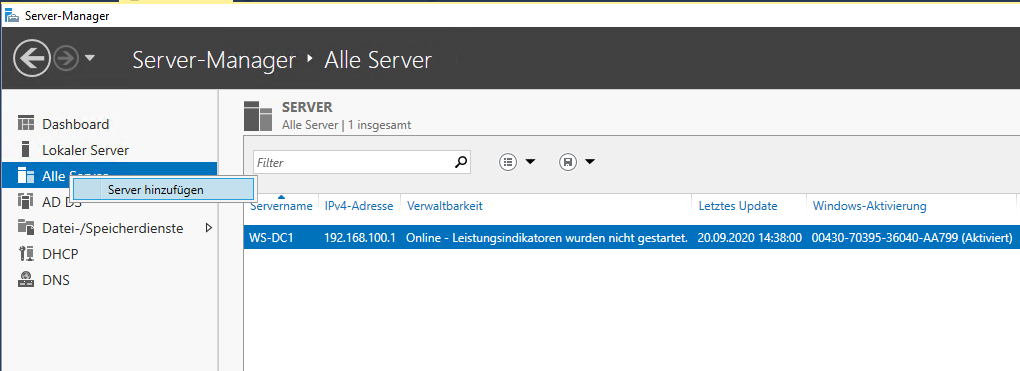 Serie „Migration auf Windows Server 2019“ – Migration des dritten Domain Controllers (WS-DC3)