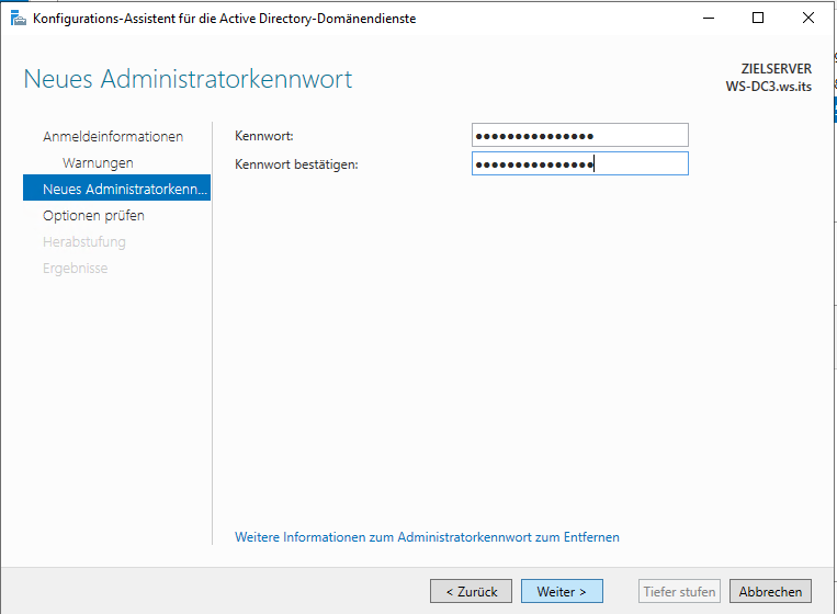 Serie „Migration auf Windows Server 2019“ – Migration des dritten Domain Controllers (WS-DC3)