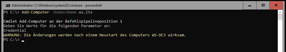 Serie „Migration auf Windows Server 2019“ – Migration des dritten Domain Controllers (WS-DC3)