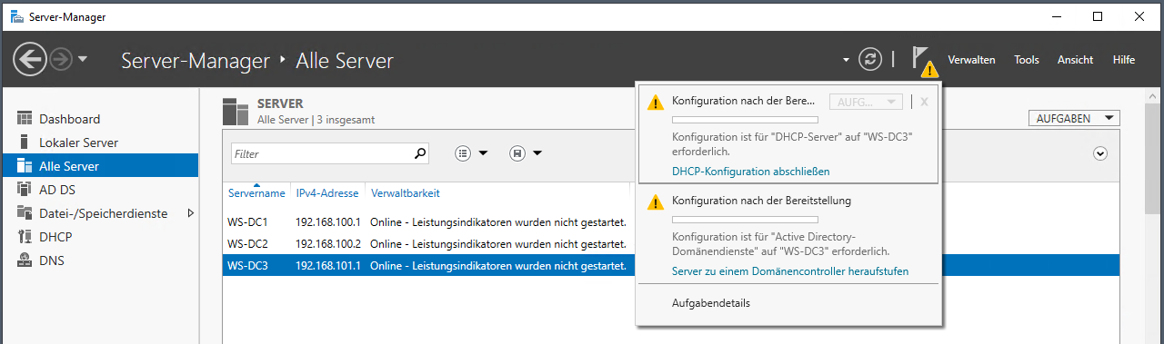 Serie „Migration auf Windows Server 2019“ – Migration des dritten Domain Controllers (WS-DC3)