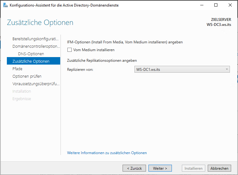 Serie „Migration auf Windows Server 2019“ – Migration des dritten Domain Controllers (WS-DC3)