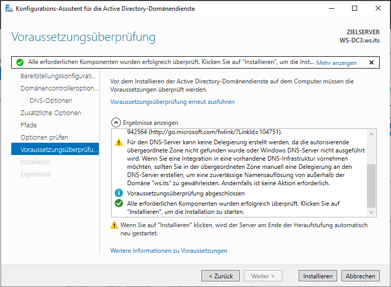 Serie „Migration auf Windows Server 2019“ – Migration des dritten Domain Controllers (WS-DC3)