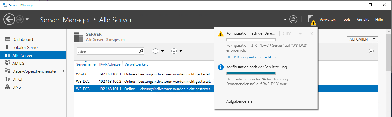 Serie „Migration auf Windows Server 2019“ – Migration des dritten Domain Controllers (WS-DC3)