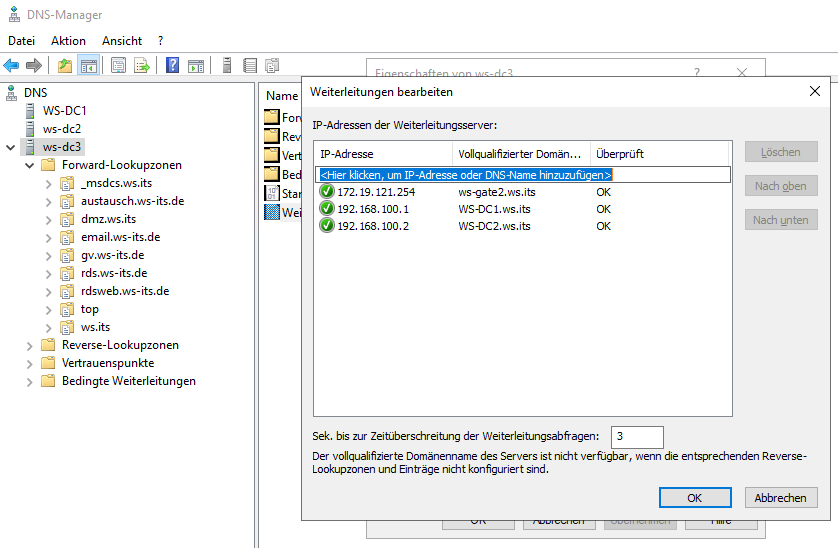 Serie „Migration auf Windows Server 2019“ – Migration des dritten Domain Controllers (WS-DC3)