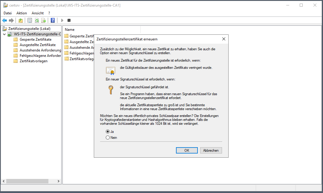 Serie „Migration auf Windows Server 2019“ – Migration der PKI